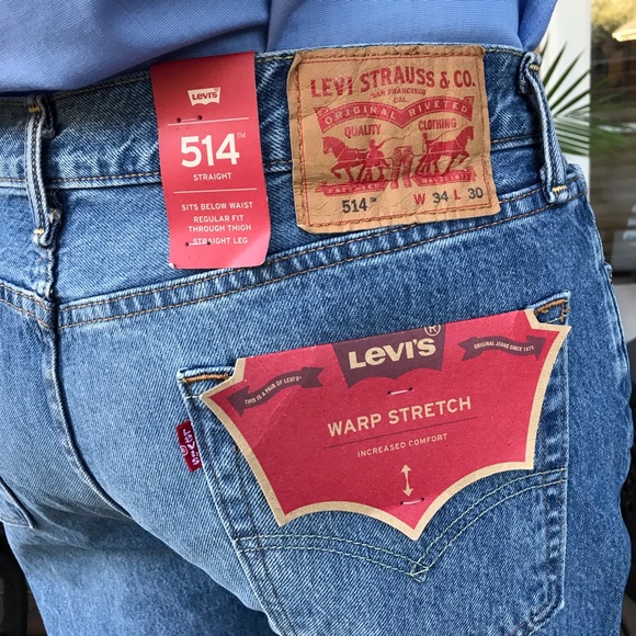 levi 501 warp stretch